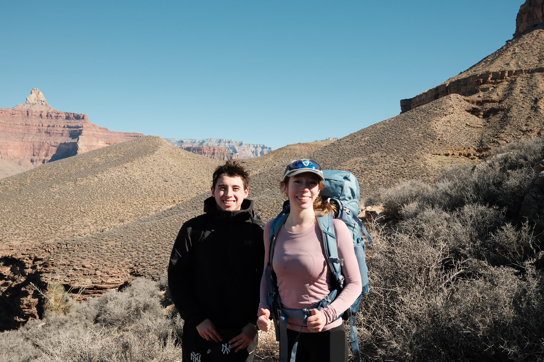 Grace hiking